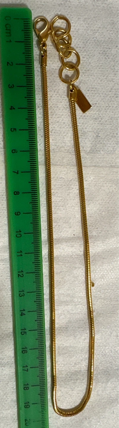 Vintage Talbots Gold Tone Snake Chain Necklace⚽️ - photo 2
