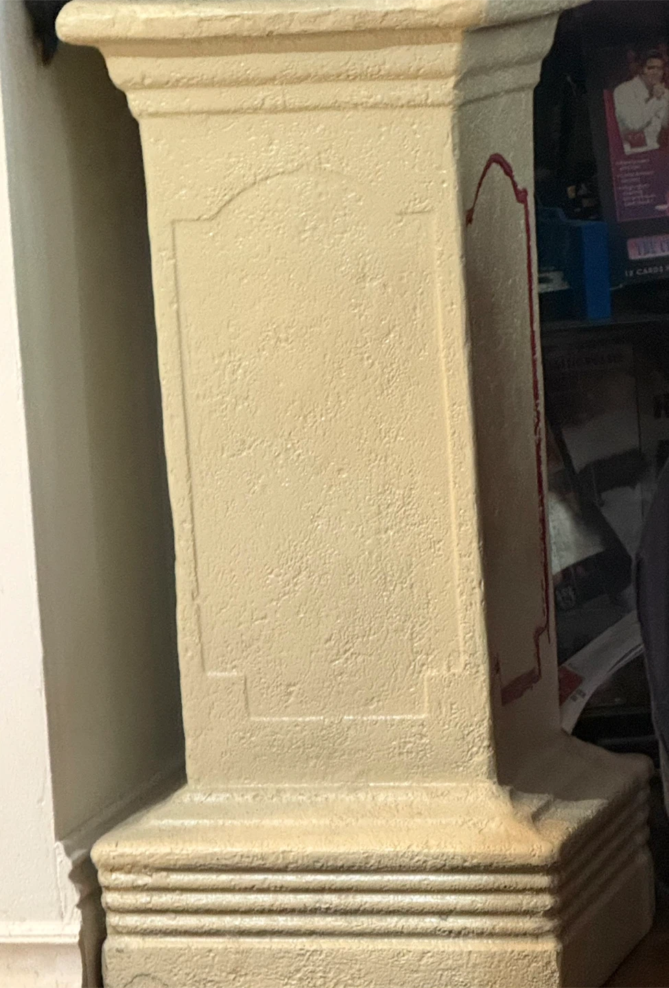 Cream Pedestal Stand - photo 2