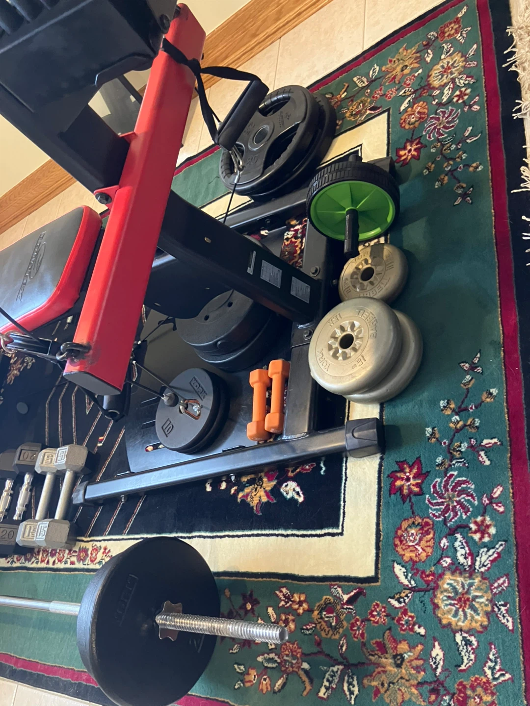 Bowflex Home Gym with Dumbbells and Barbell Set - photo 2