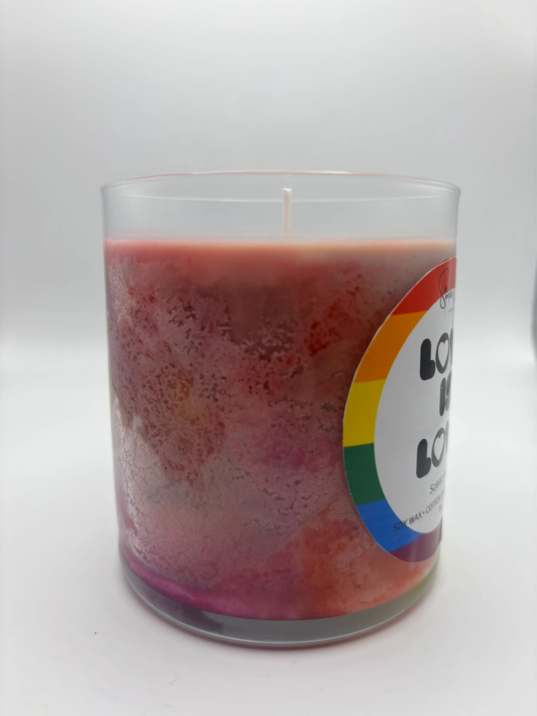 Love is Love Bellini Scented Candle 8oz - photo 5