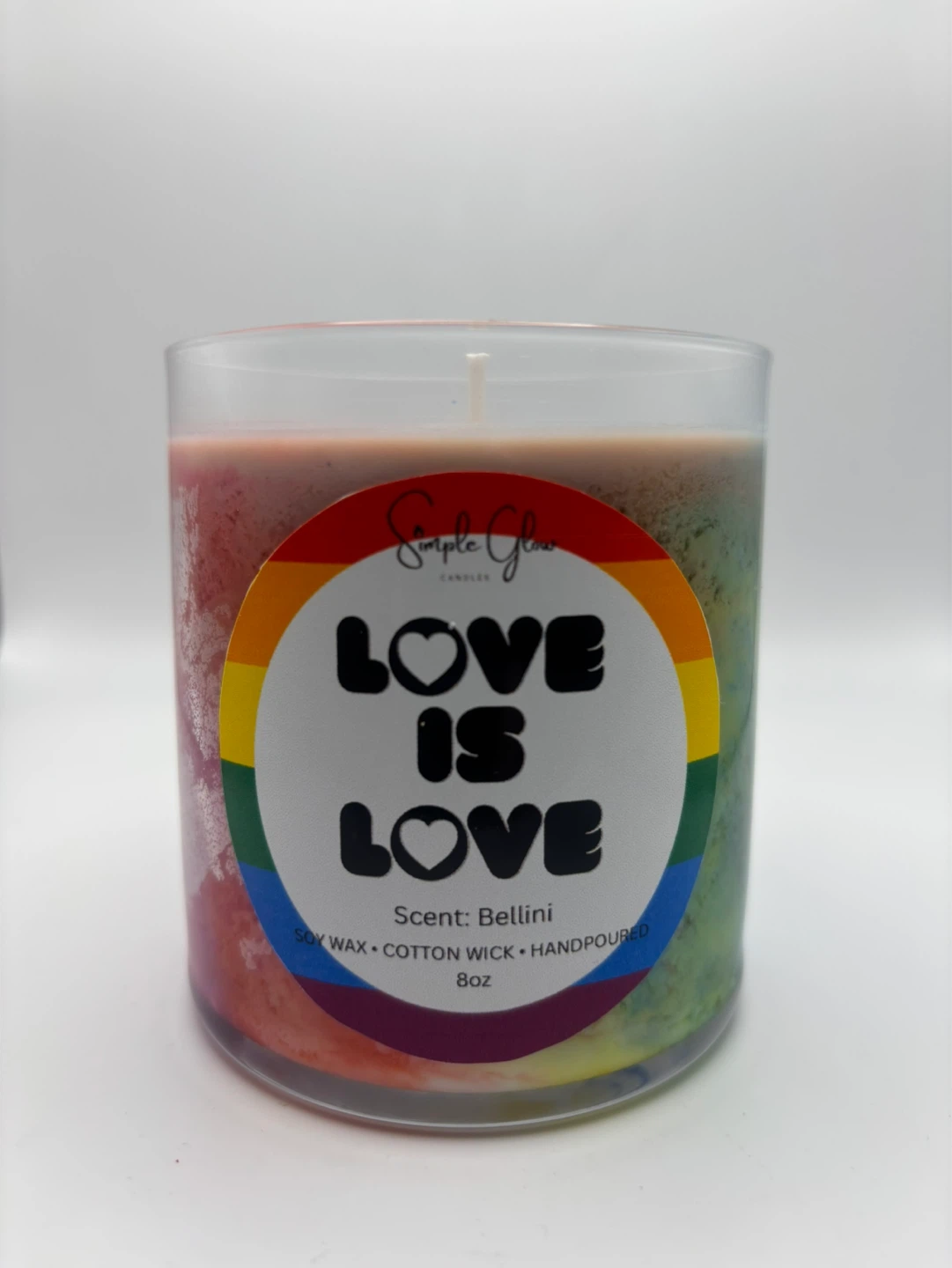 Love is Love Bellini Scented Candle 8oz