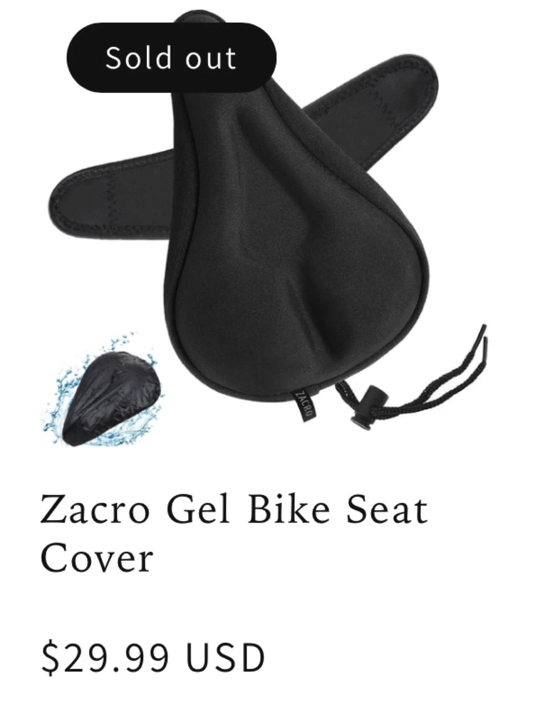 ZACRO Bicycle Seat Cover - photo 2