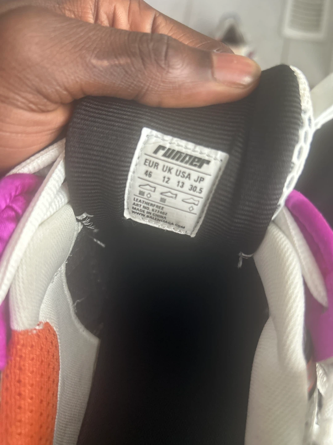 Balenciaga Runner Sneakers EUR 46 - photo 4