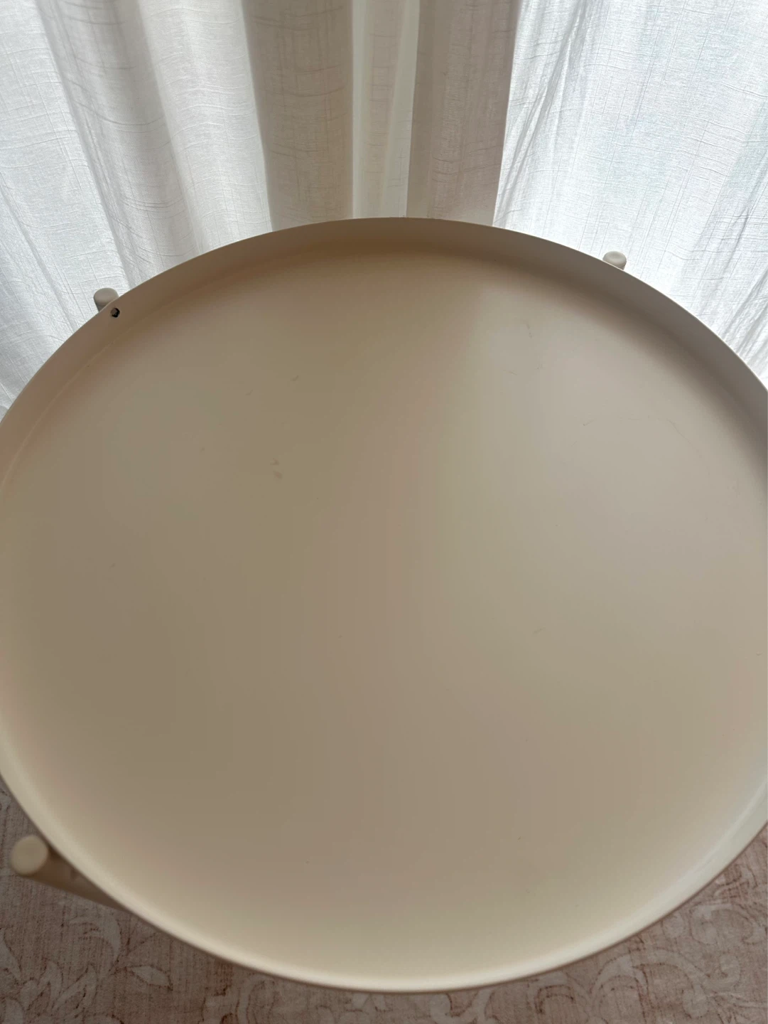 Ikea gladom white/side table/coffee table - photo 4