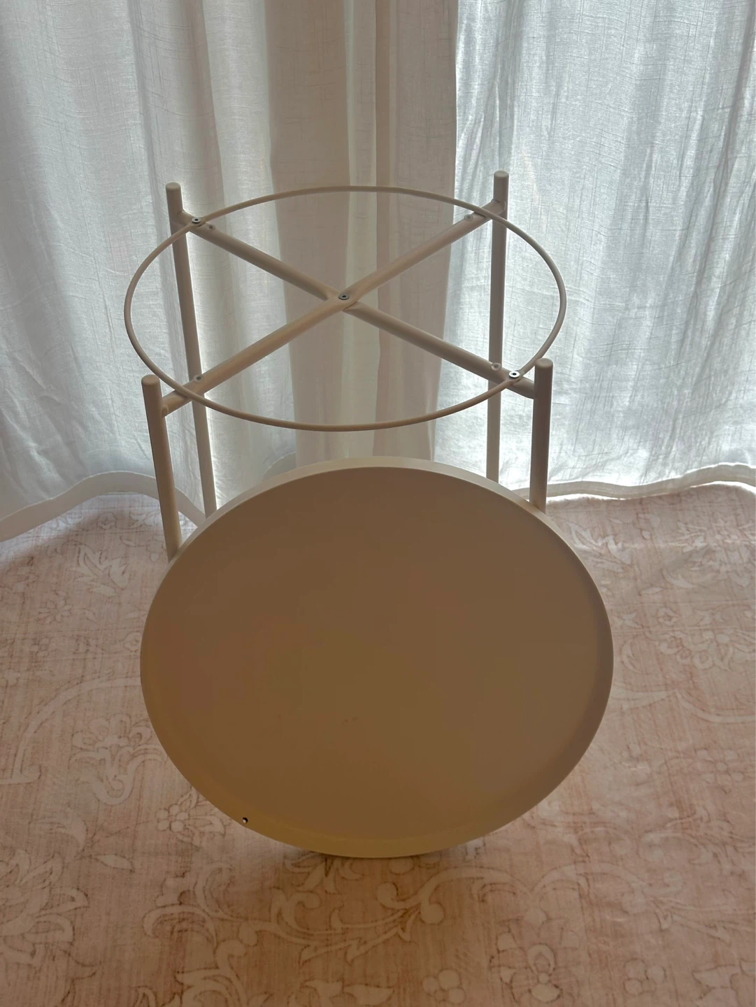 Ikea gladom white/side table/coffee table - photo 5