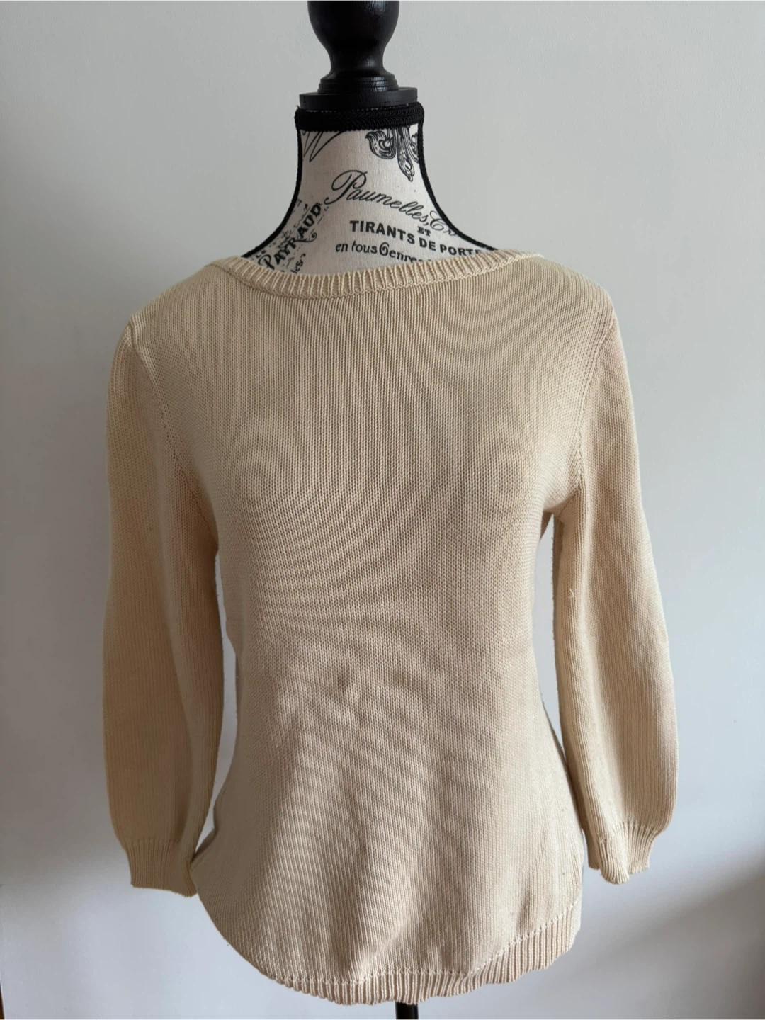 Cream Knit Sweater