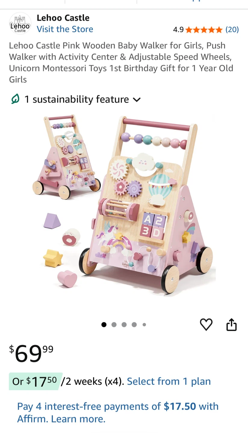 Baby Walker with Activity Center