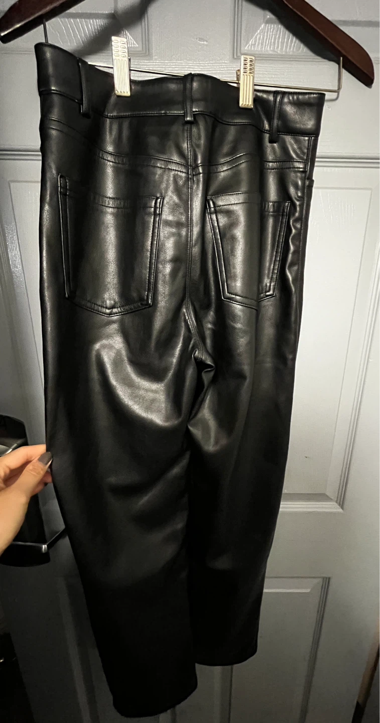 ⚽️Dynamite Black Faux Leather Pants Size 2 - photo 5