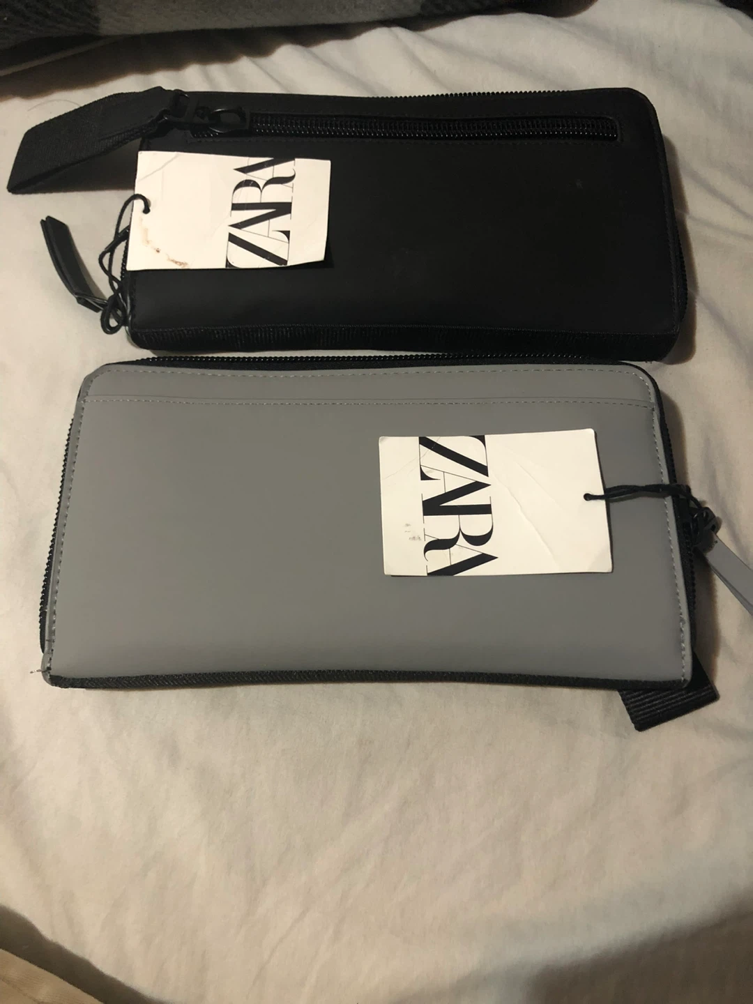 Zara Black and Grey Wallets (two pcs) - photo 2
