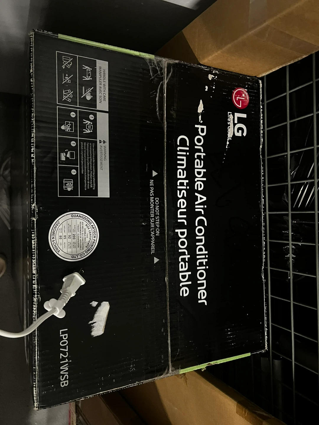 LG portable air conditioner
