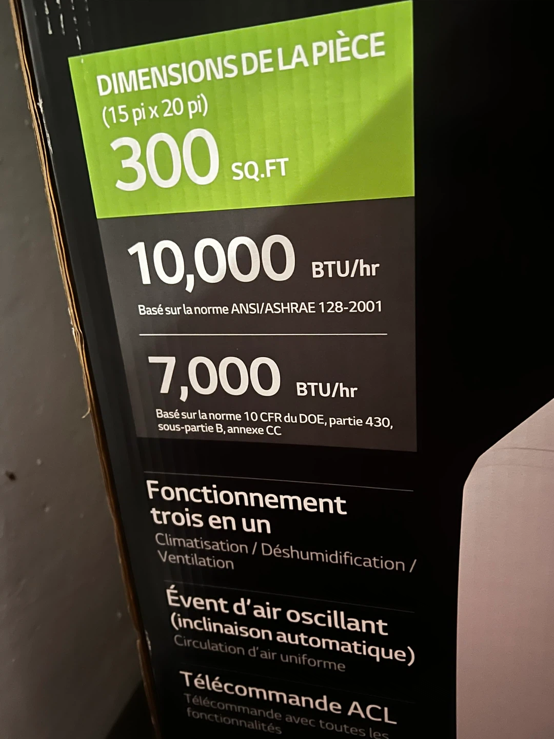 LG portable air conditioner - photo 2