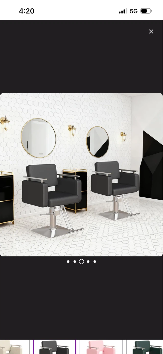 New Black Salon Styling Chair - photo 4