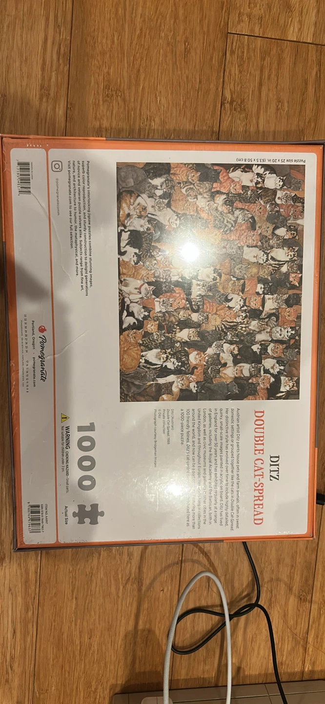 Unopened Cat Puzzle - photo 2