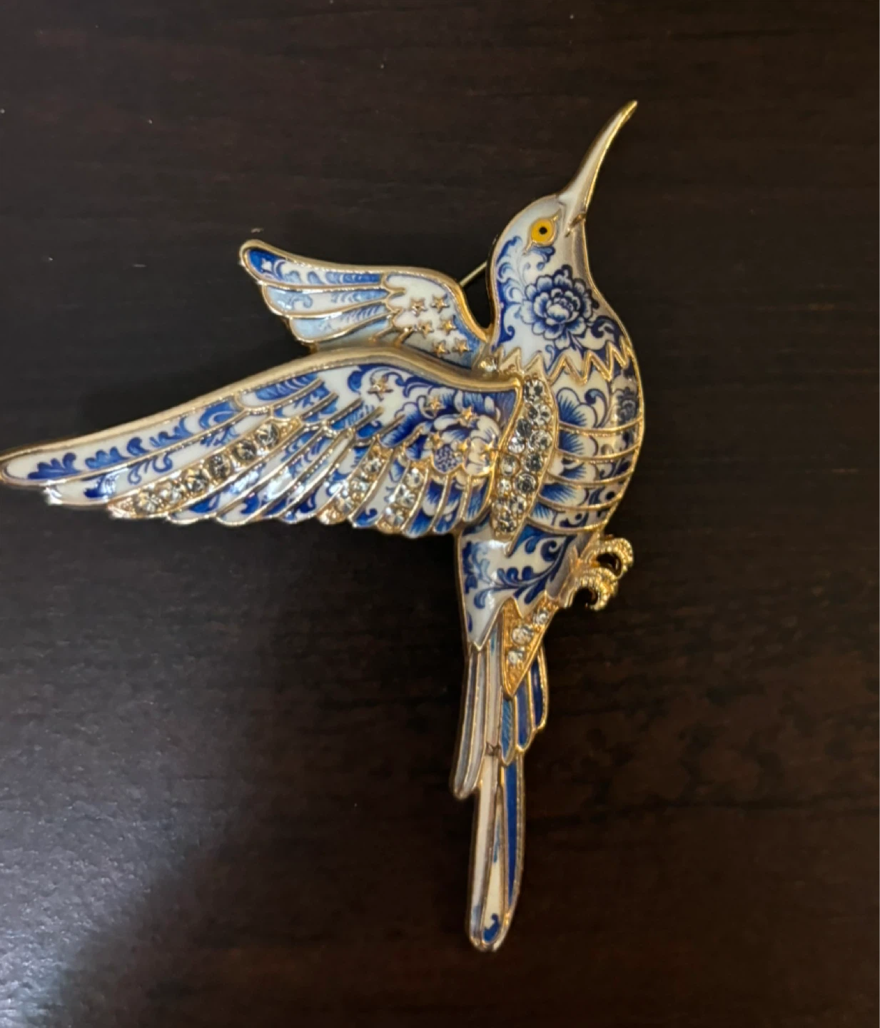BRAND NEW-Hummingbird Brooch Pin