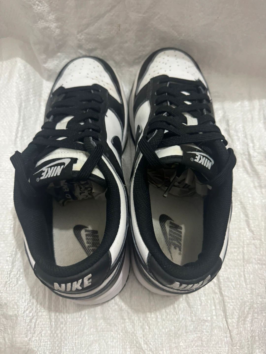 Nike Dunk Low Panda Black White Sneakers - photo 3