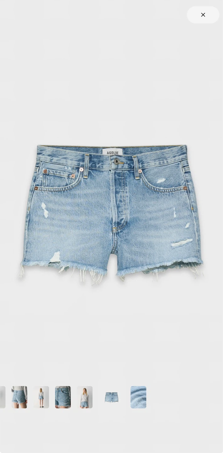 AGOLDE Los Angeles Denim Shorts – Size 28
