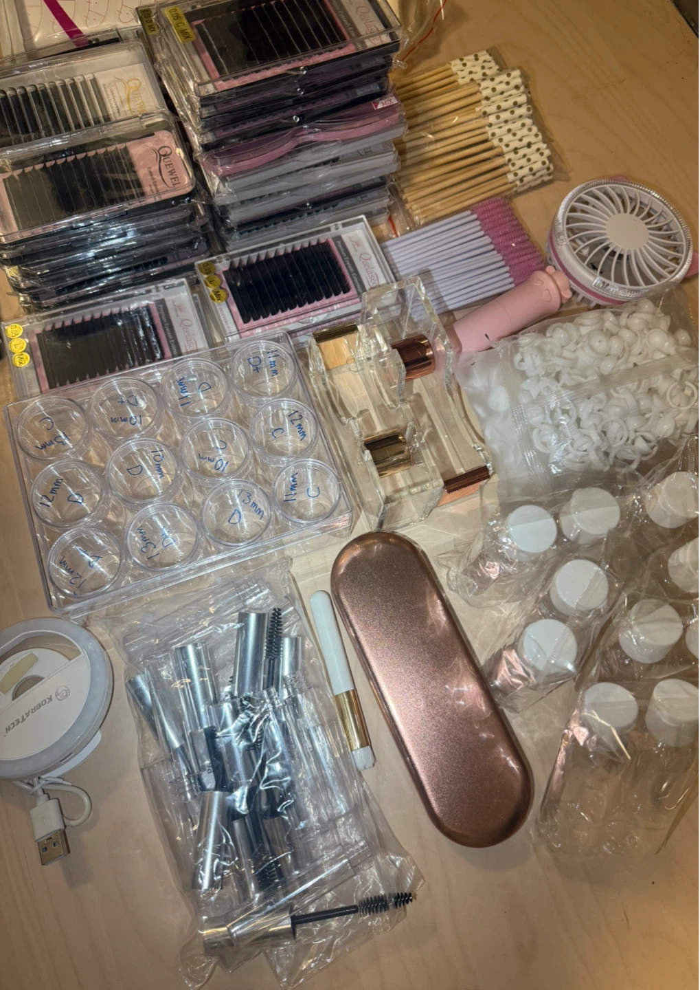 Eyelash Extension Kit - Assorted Lashes & Tools - photo 3