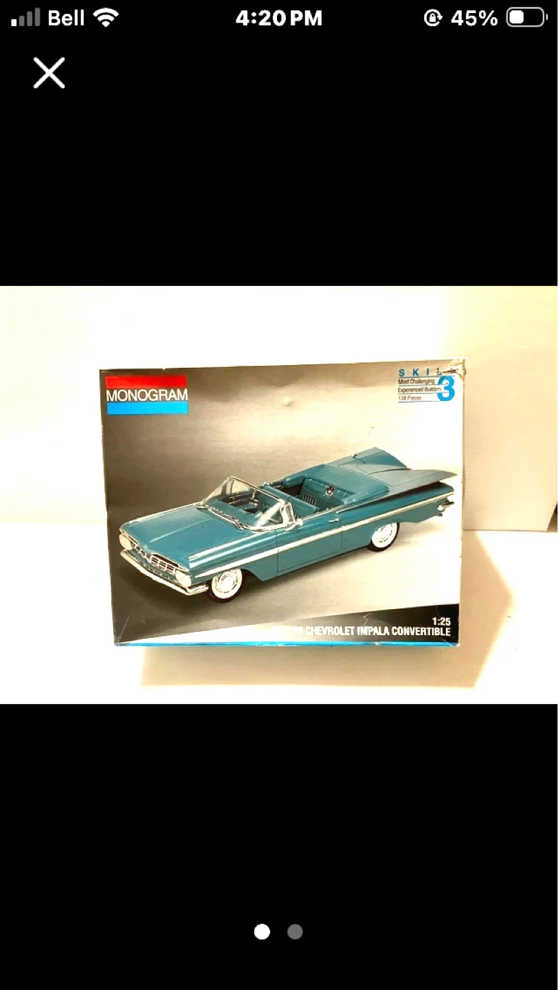 '59 Chevrolet Impala Convertible Model Kit