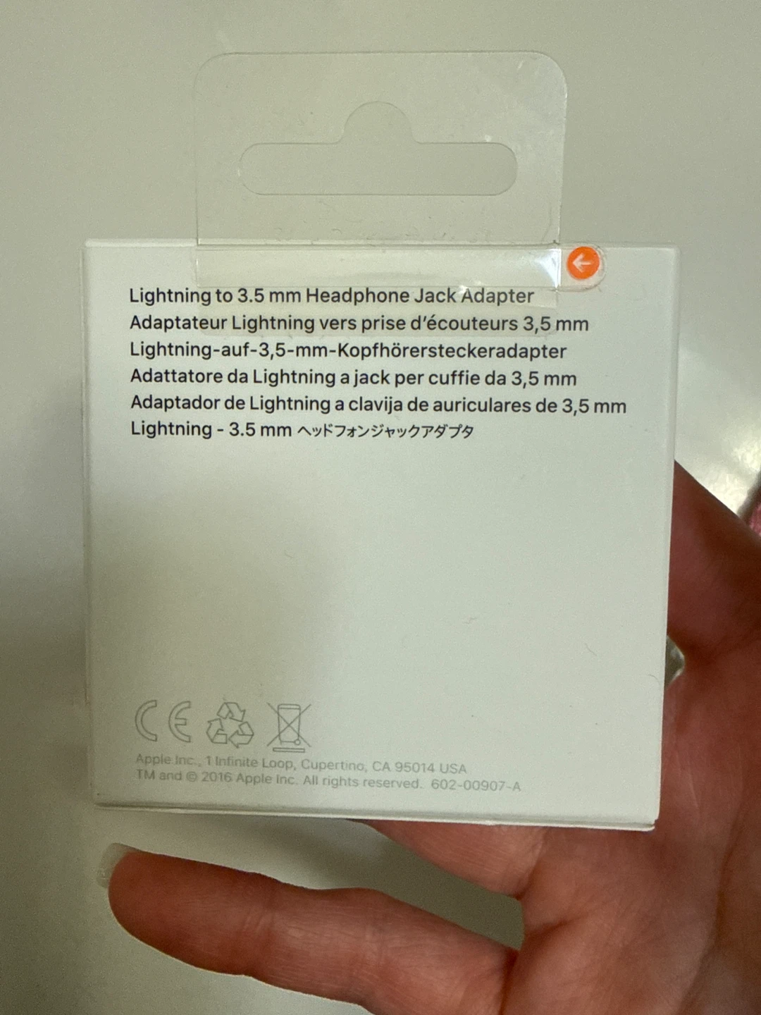 Apple Lightning to 3.5 mm Headphone Jack Adapter - photo 3
