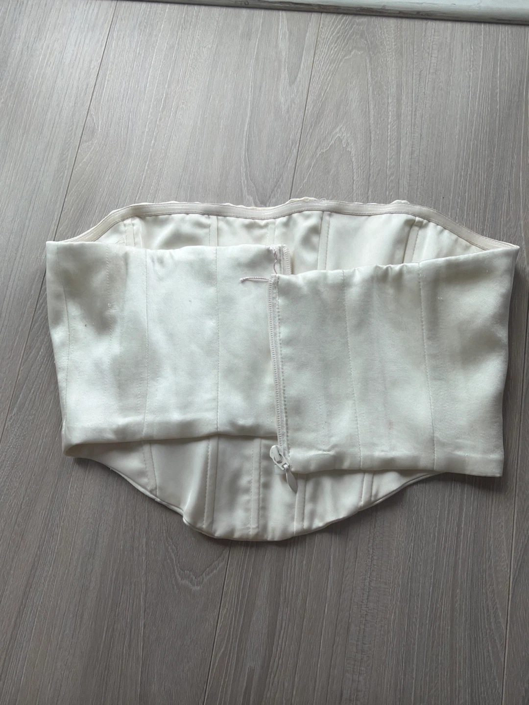Oh Polly White Satin Corset Top (UK 8 / US 4) - photo 4