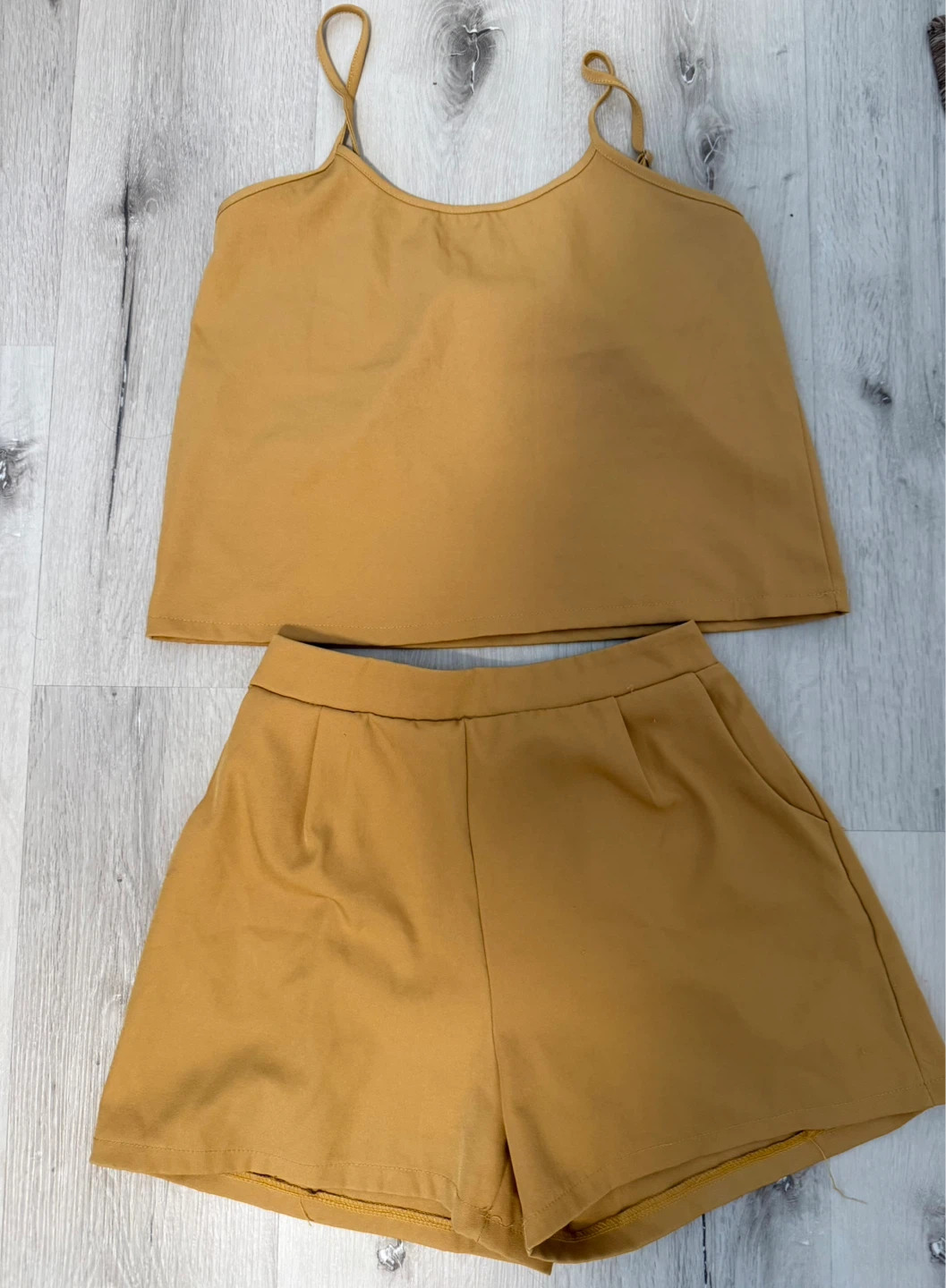 Mustard Yellow Terno set