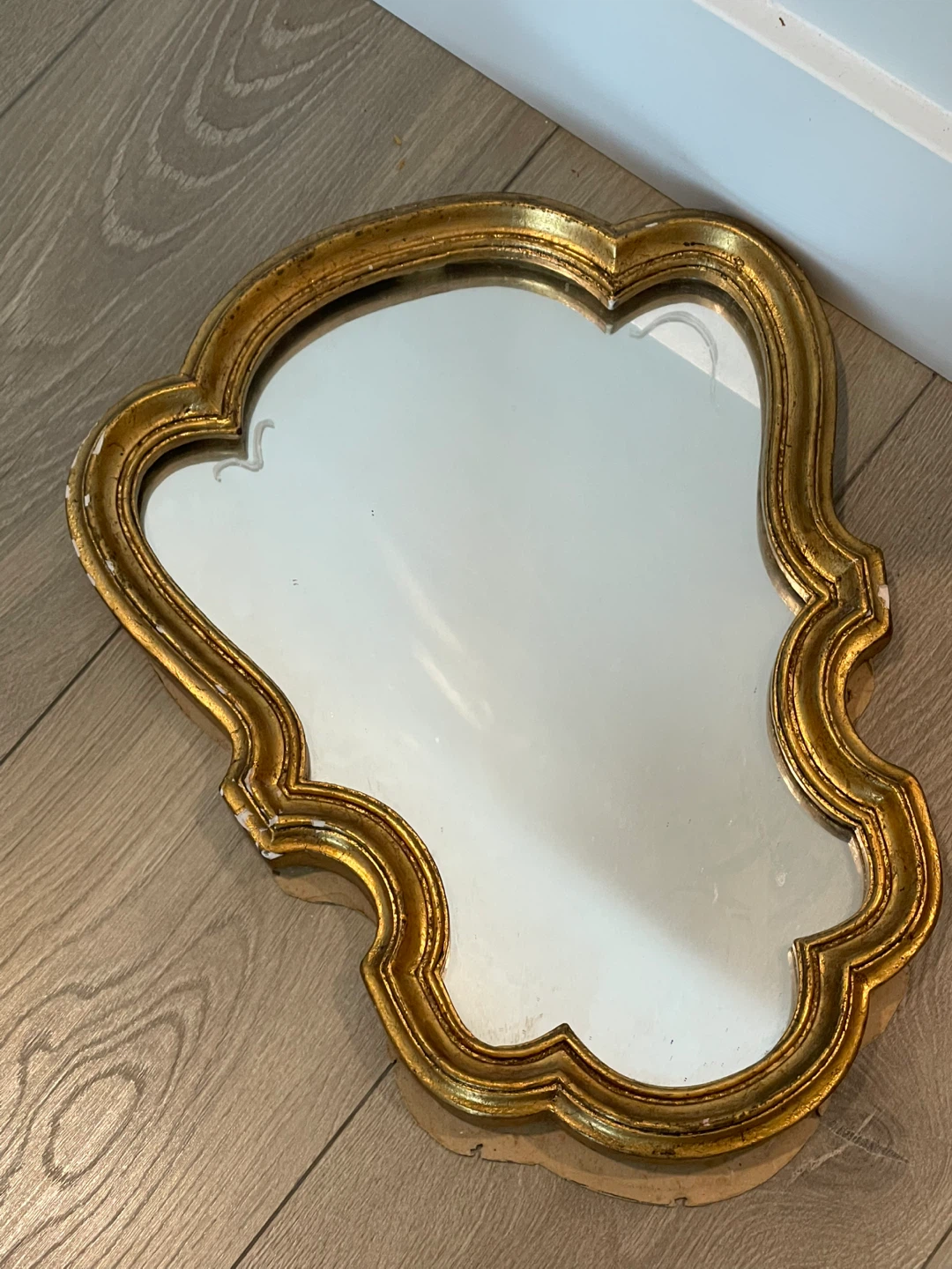 Ornate Gold Accent Mirror