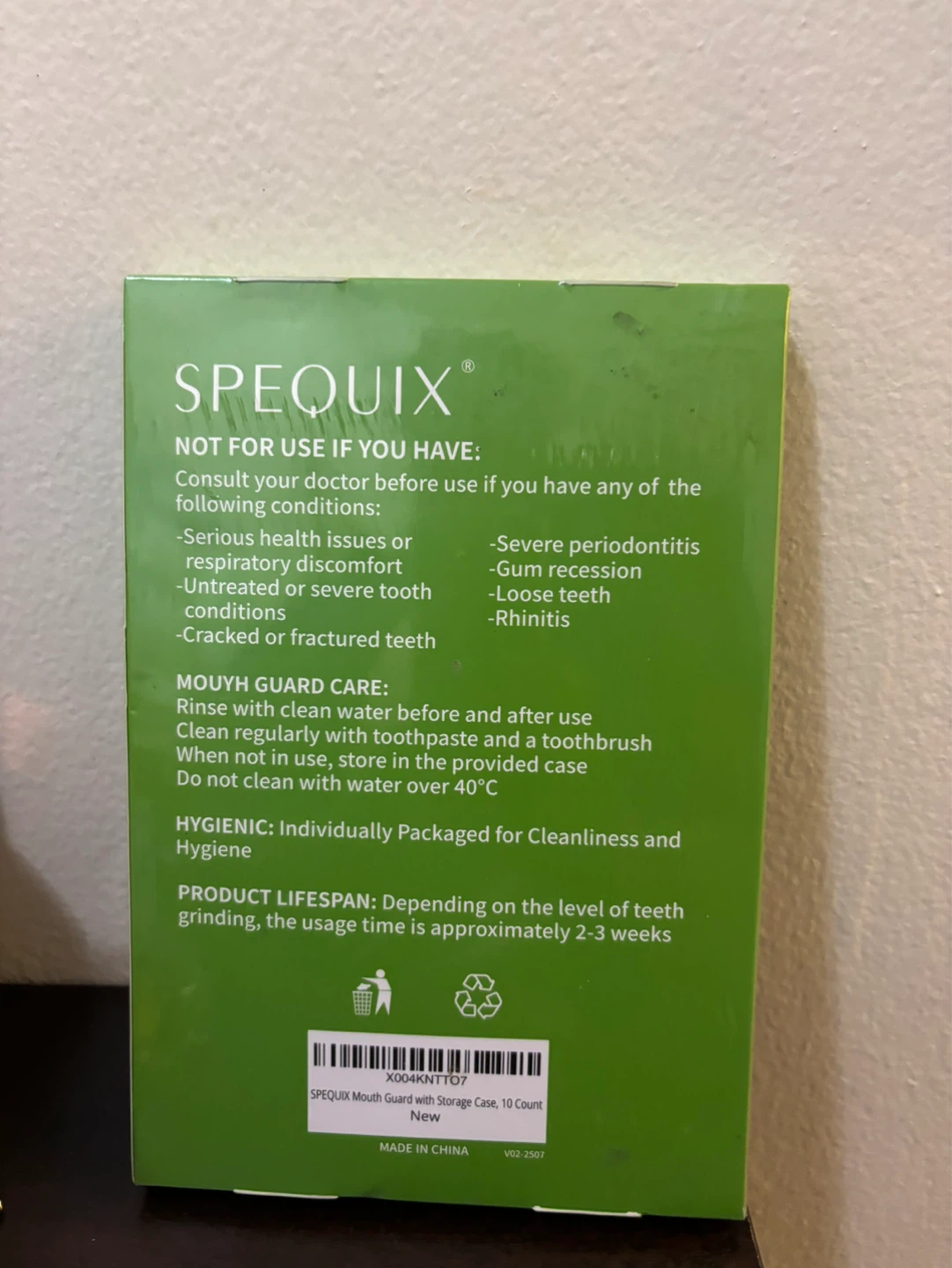 BRAND NEW-SPEQUIX Mouth Guard - 10 Count - photo 2
