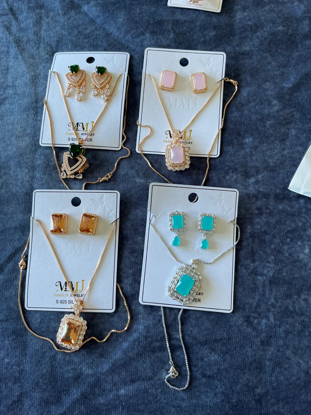 MMJ Fashion Jewelry Sets - S925 Silver