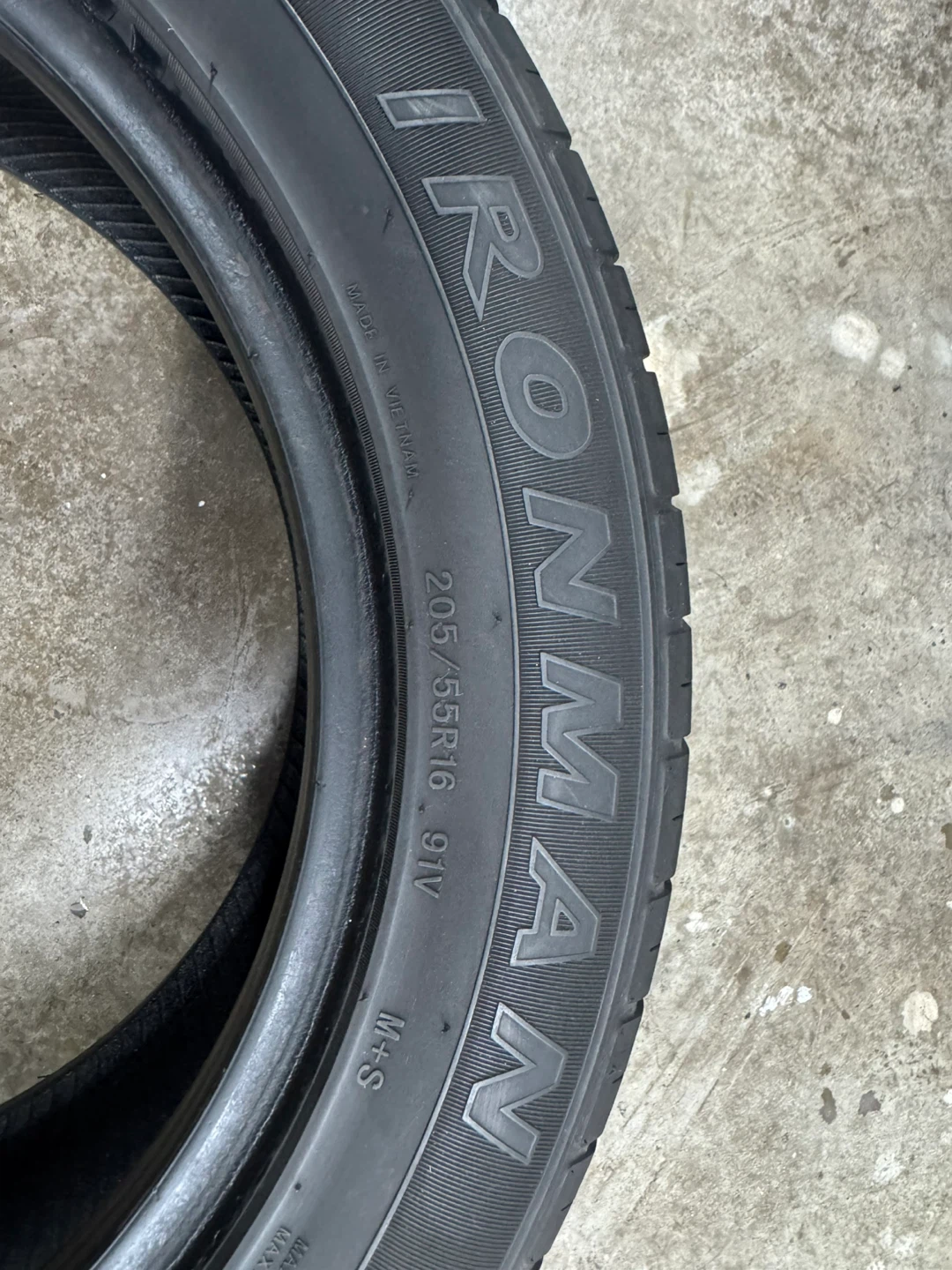 205/55/16 IRONMAN all season tires - photo 2