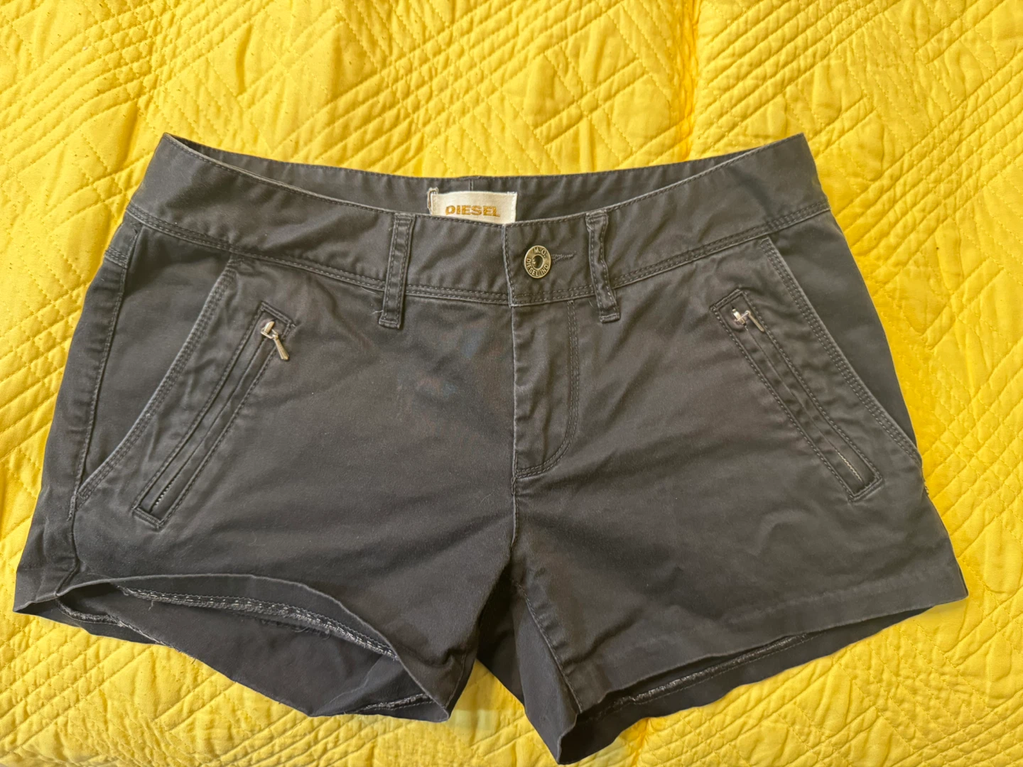 Diesel Women's Gray Chino Shorts Size 25 - photo 2