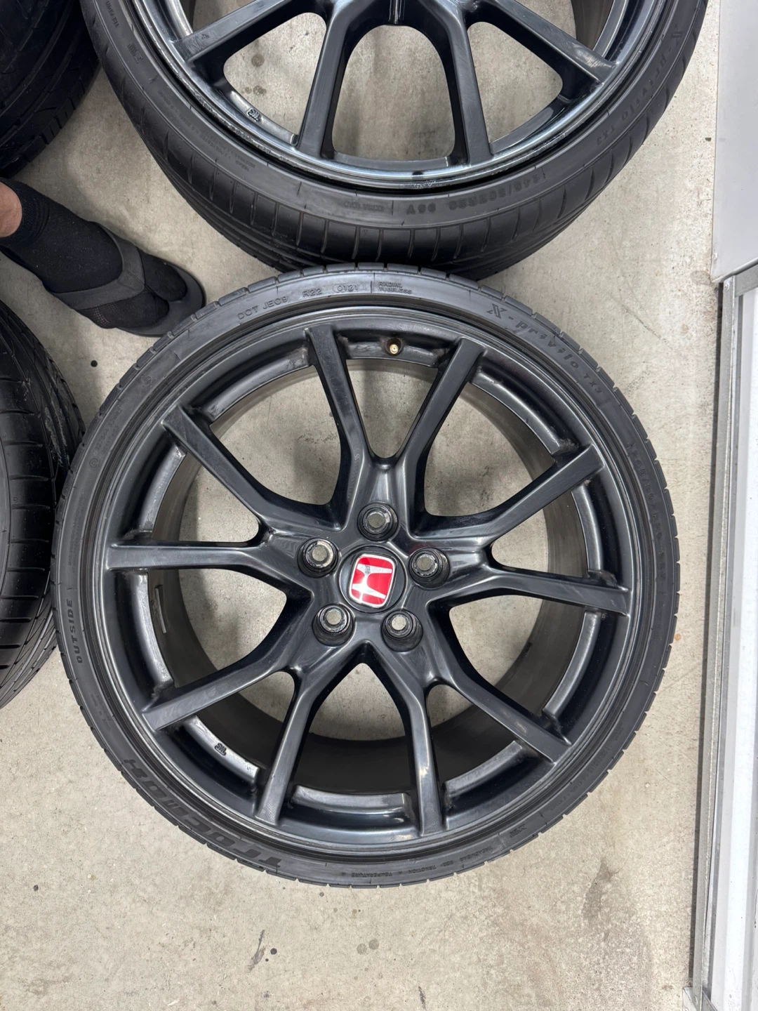Honda Civic Type R original rims on all season tires - photo 5