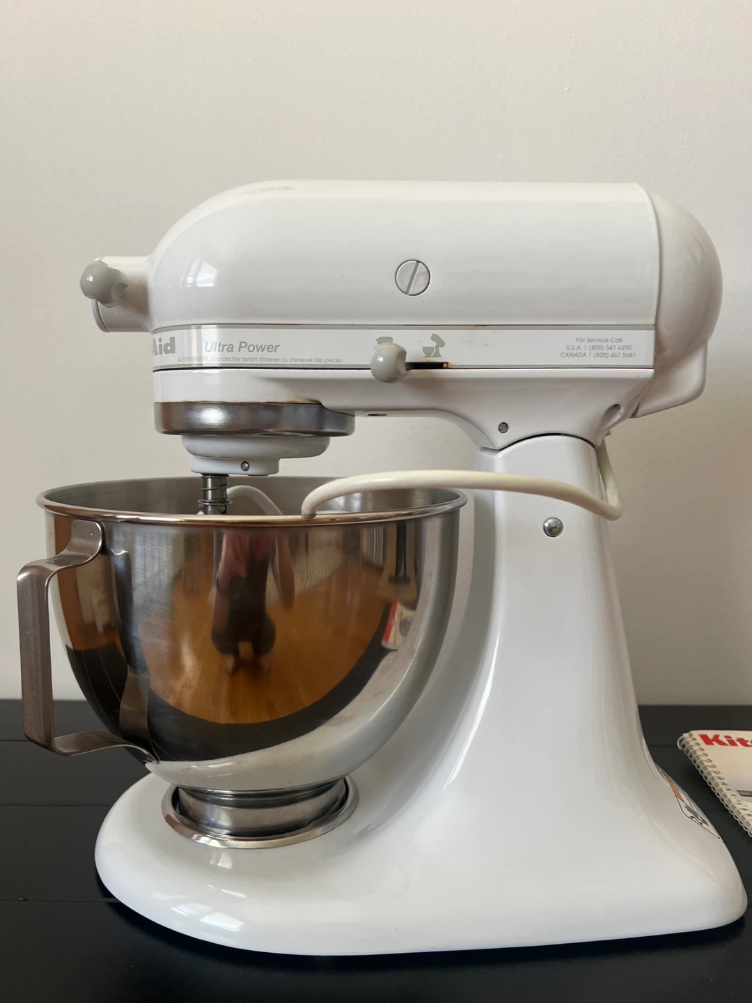 KitchenAid Ultra Power Stand Mixer KSM90WW White - photo 3