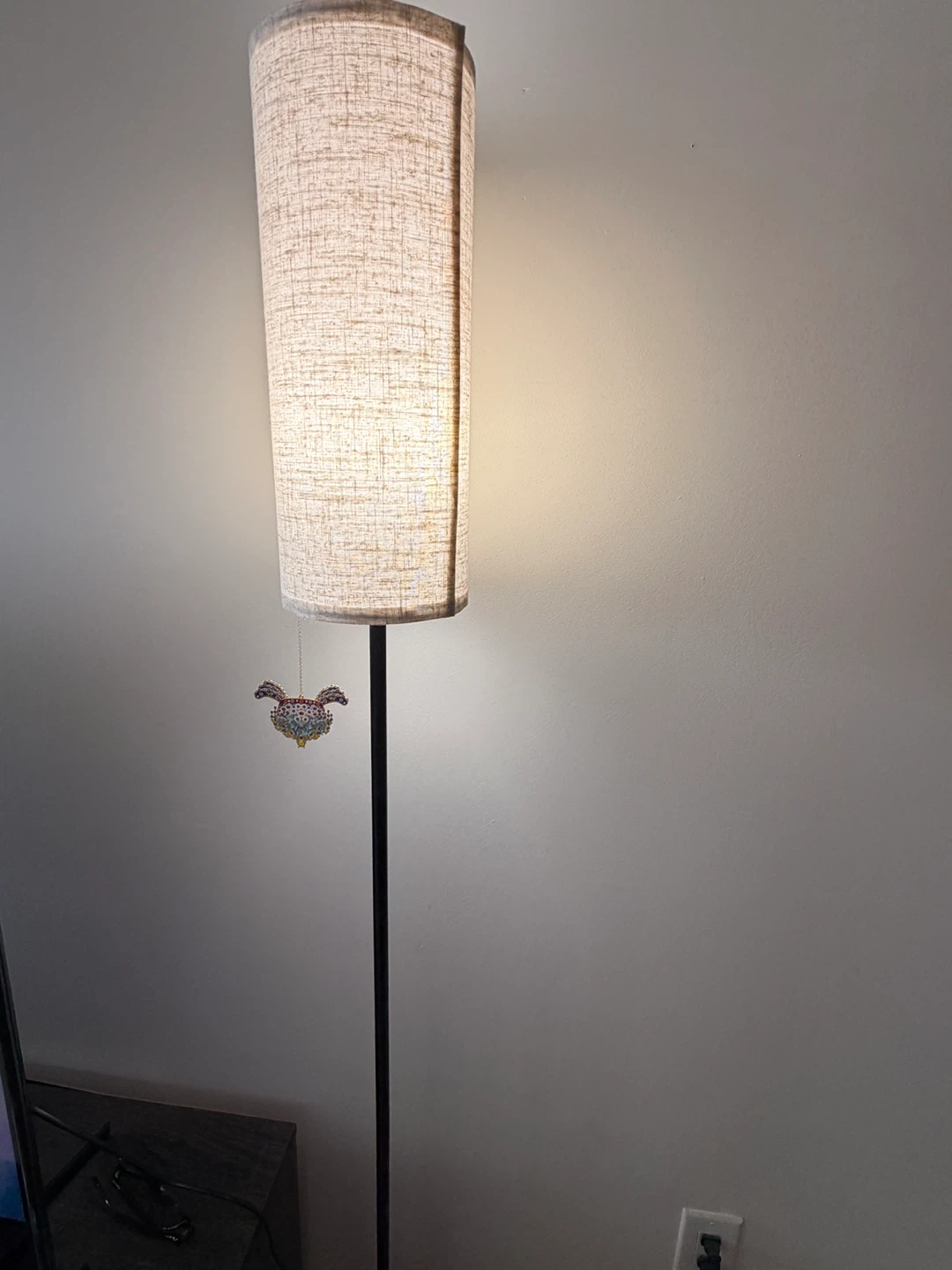 Floor Lamp - 67" Tall Standing Lamp with Linen Shade