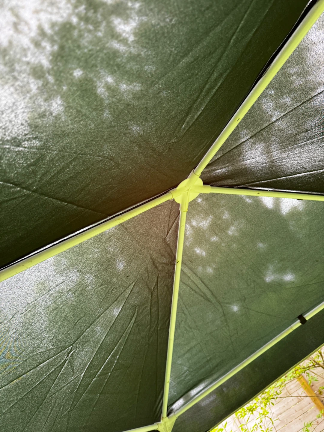 Green Gazebo Canopy Tent with Hole - photo 4