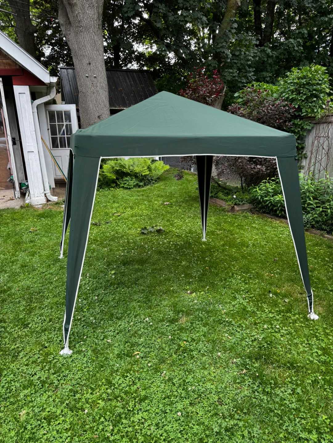 Green Gazebo Canopy Tent with Hole - photo 2