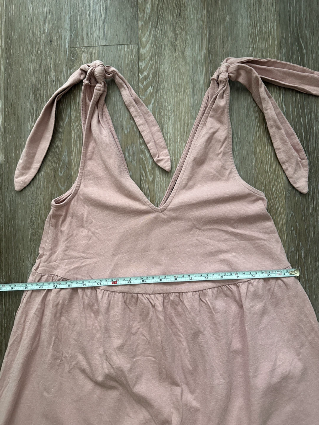 ASOS Design Pink Tie Strap Dress - photo 4