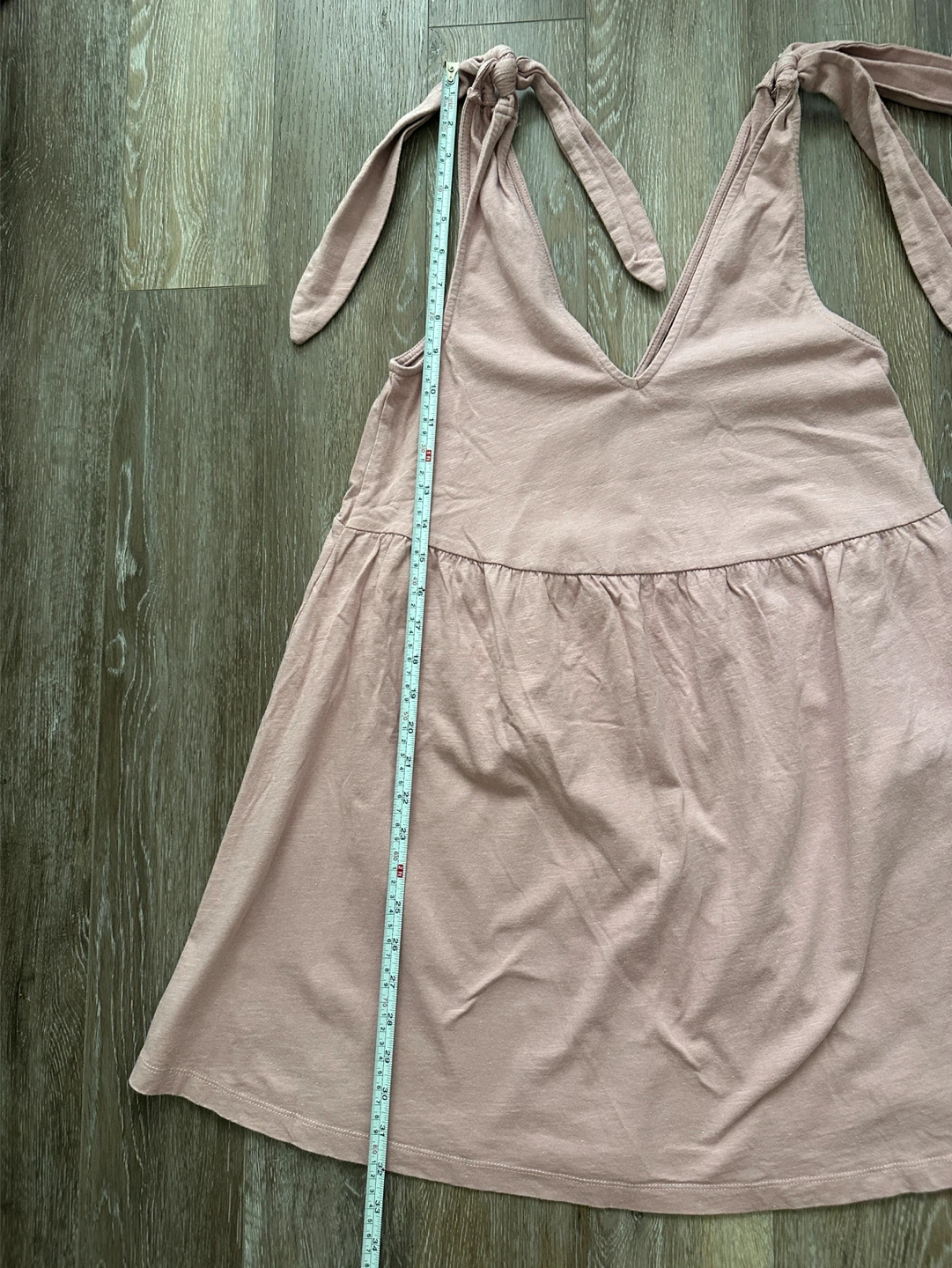 ASOS Design Pink Tie Strap Dress - photo 5