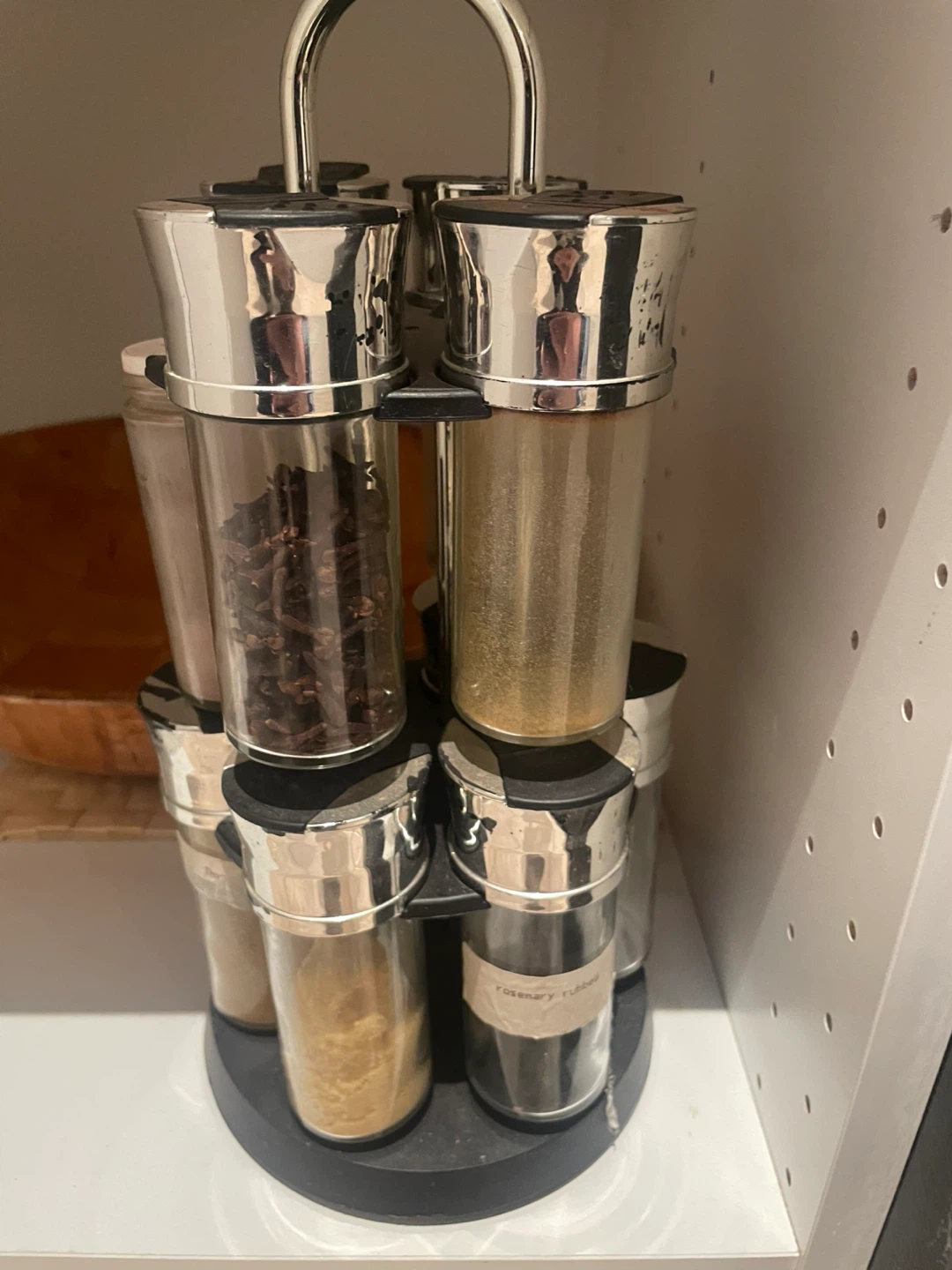 Spice Rack with Jars ⚽️