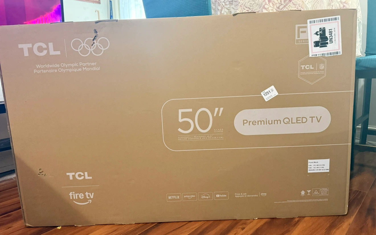 Brand New TCL 50” F7D Series 4K QLED Smart TV - photo 4