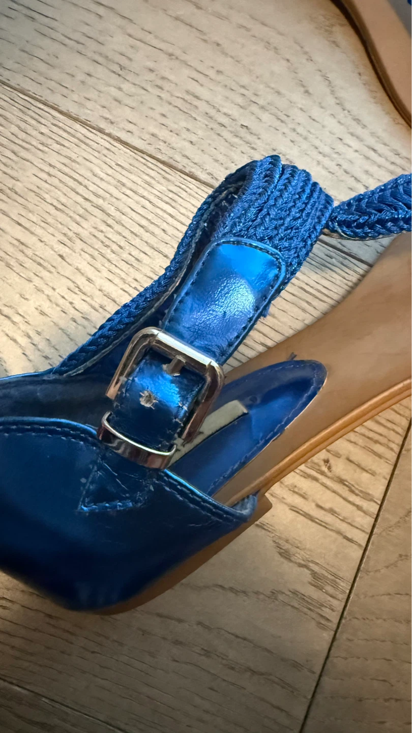 Blue flat sandals - photo 5