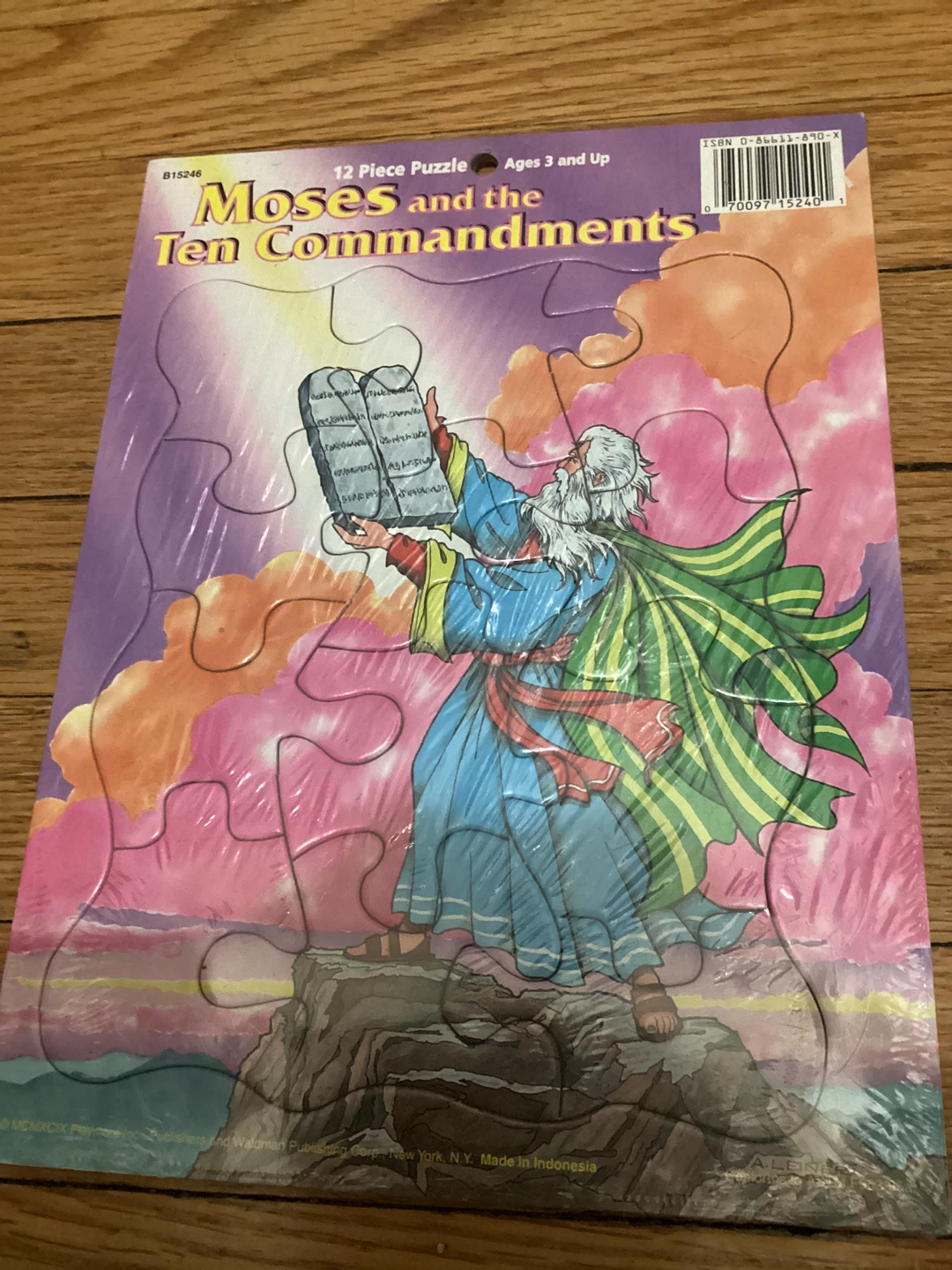 ⚽️New sealed Retro Noah and the Ark two 12 Piece Puzzles - photo 2