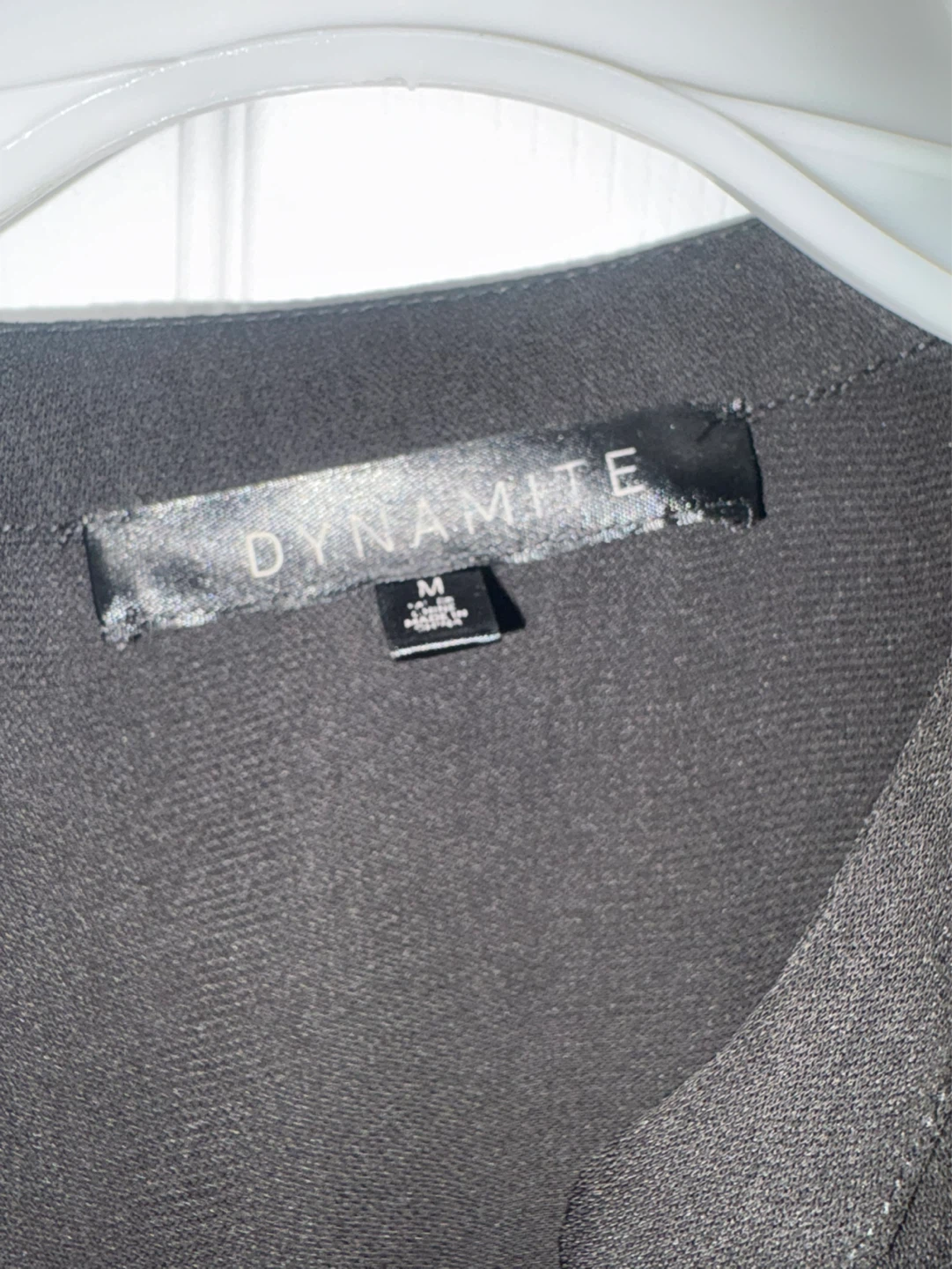 Dynamite Black Sleeveless Button-Up Dress - Size M - photo 2