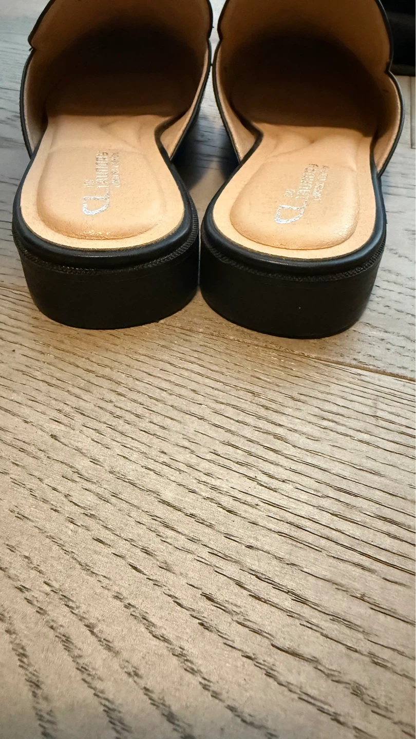 CL by Laundry Black Mules Size 9.5 - photo 3