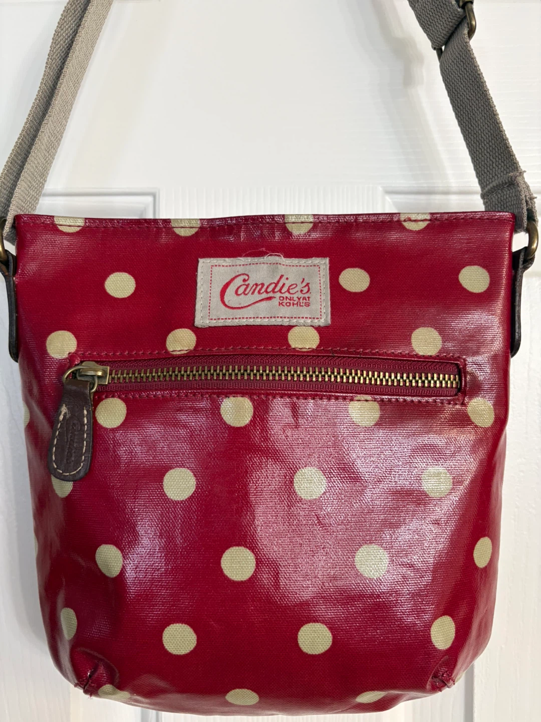 Candie's Red Polka Dot Crossbody Bag - photo 2