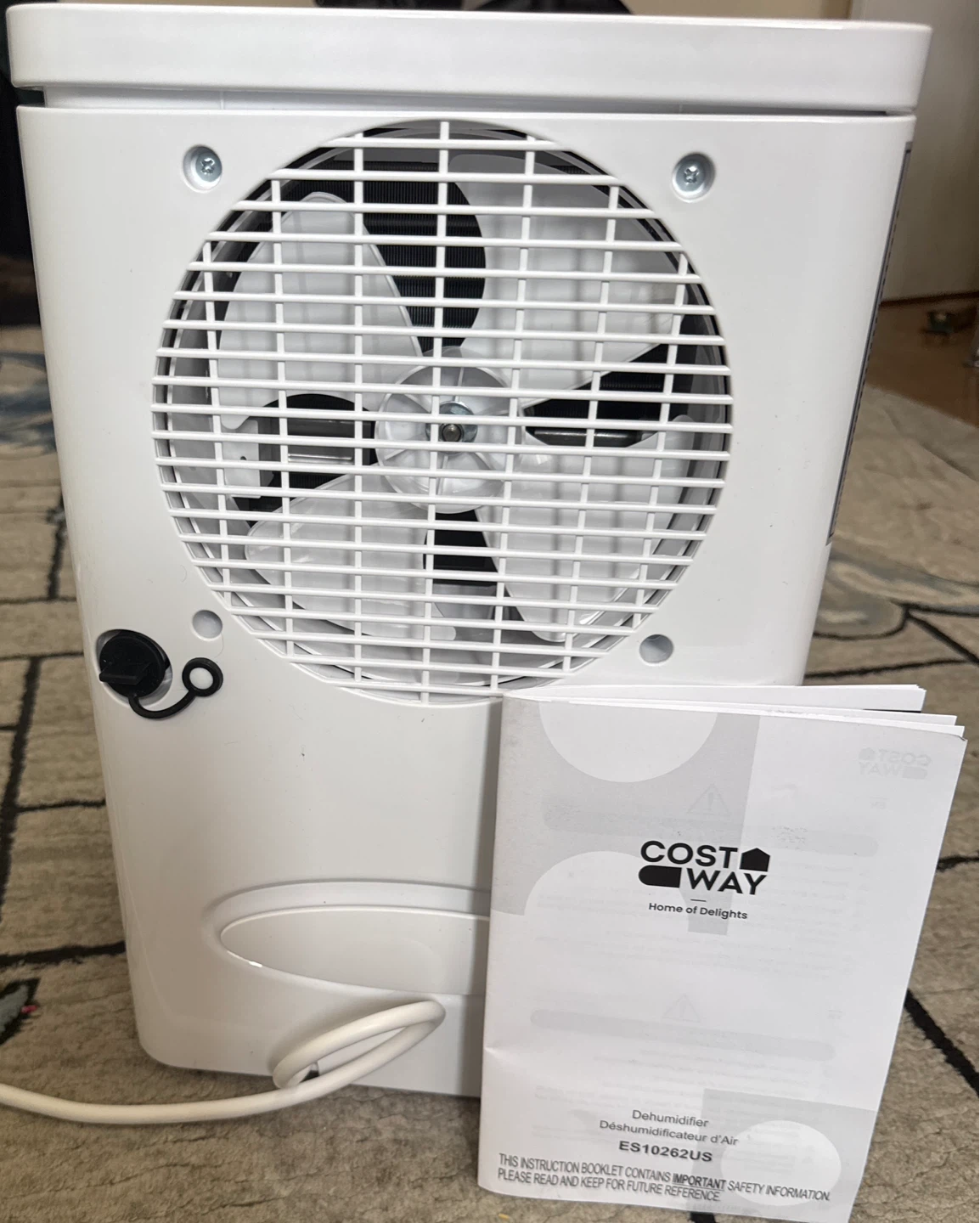 Costway 32 Pint Dehumidifier with 3 Modes & 24H Timer