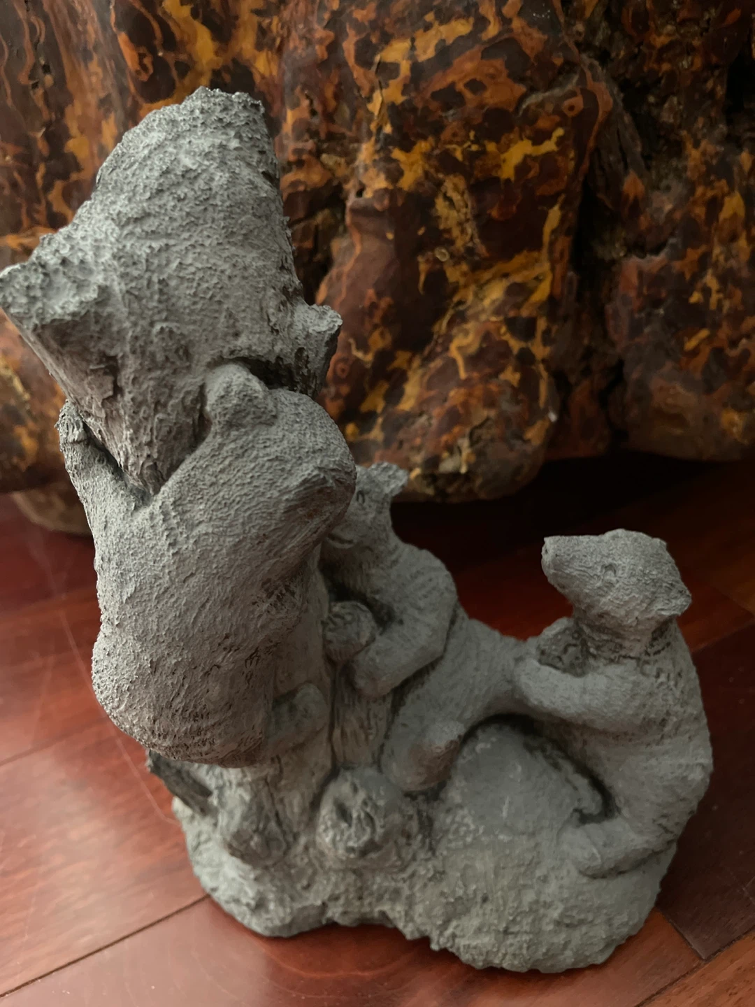 Koala Family Stone Sculpture ⚽