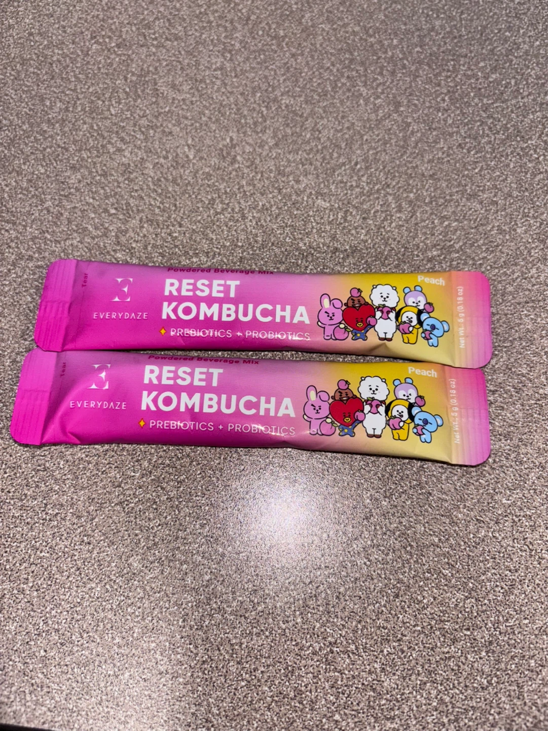 ⚽️Everydaze Reset Kombucha Peach Powder Sticks (2-Pack)