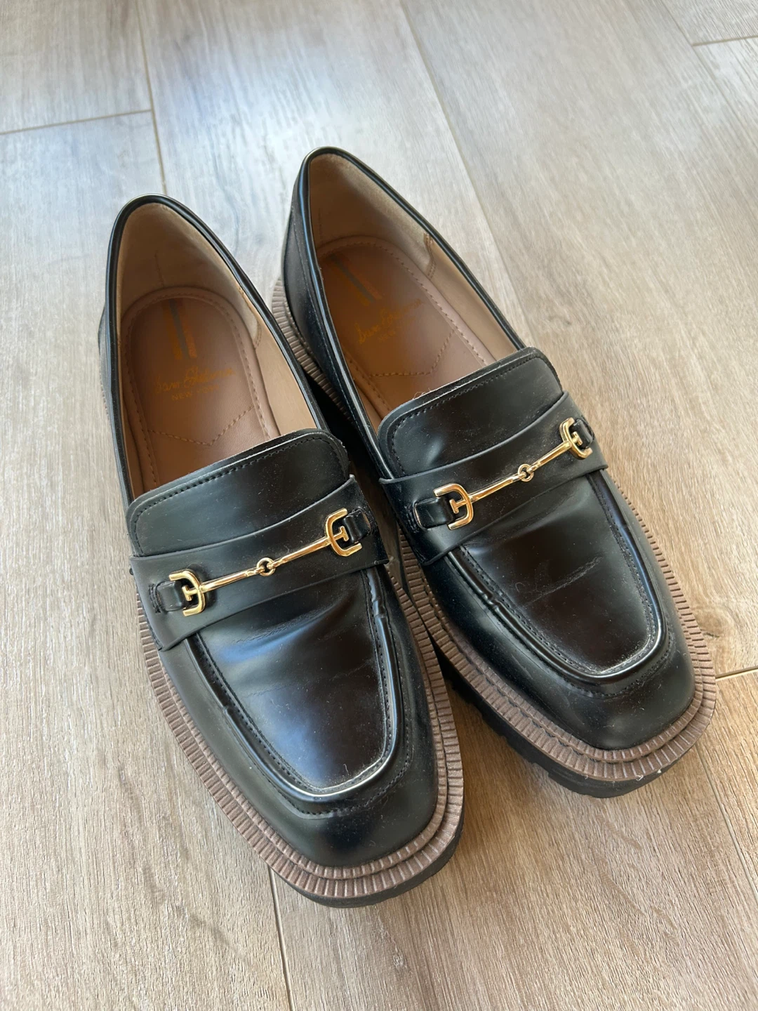 Sam Edelman Lea platform Loafer - Brown/Black - photo 3