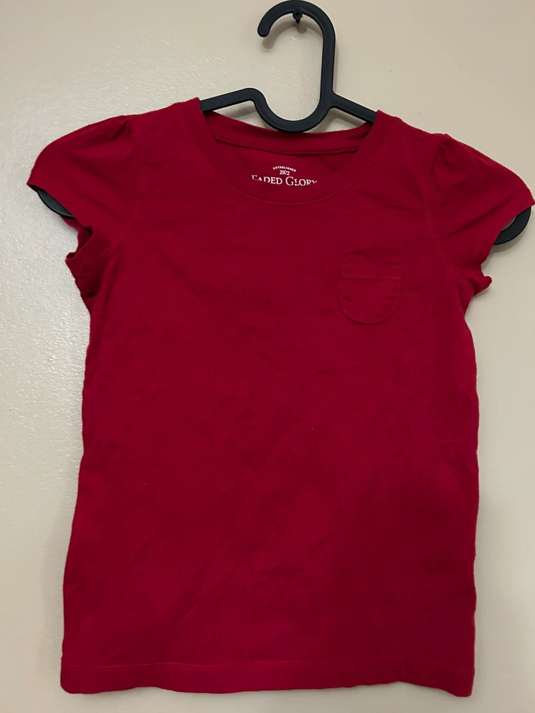 Faded Glory Red T-Shirt Kids 6-6X