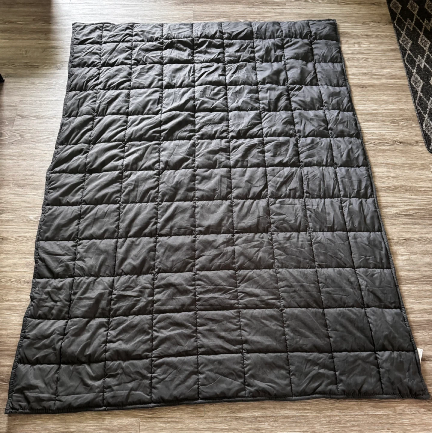 Health Comfort Weighted Blanket - Dark Grey - 15lbs - 60 x 80 in